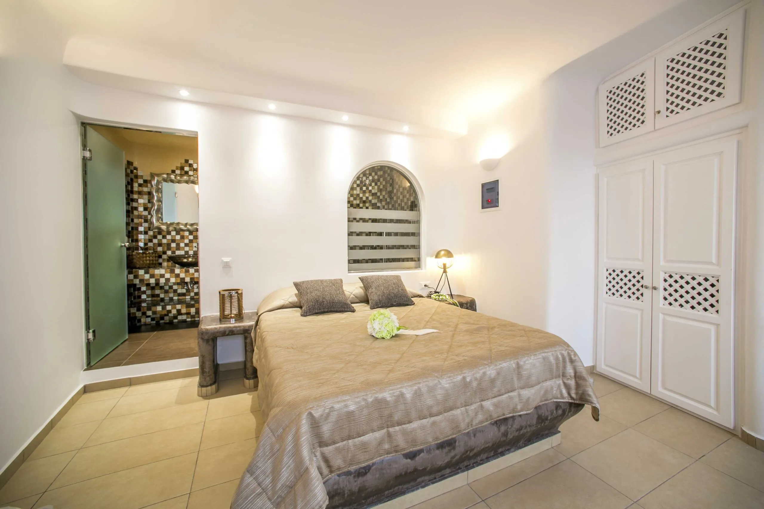 deluxe suite with outdoor jacuzzi villa lukas bedroom